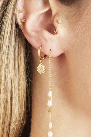 Boucles d'oreilles Keep Turning Argenté Cuivré h5 Image2